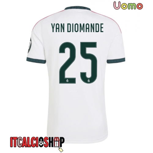 Real Madrid Yan Diomande #25 Prima Maglia 2026-27 Manica Corta